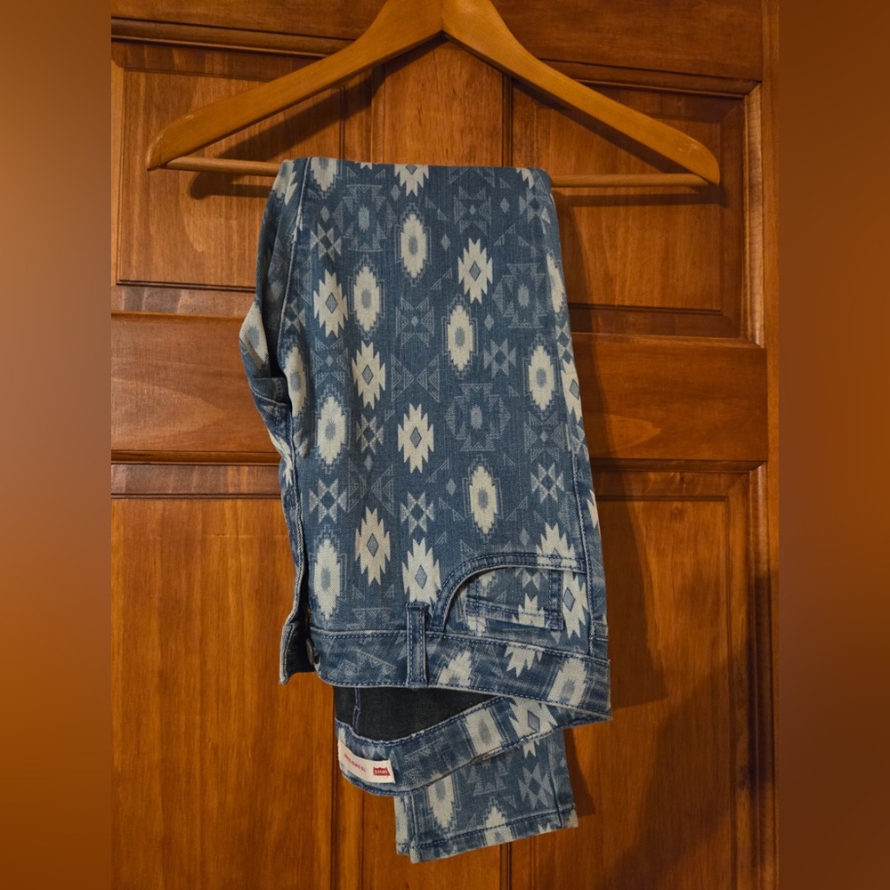 Levi's Kids Blue Patterned Jeans